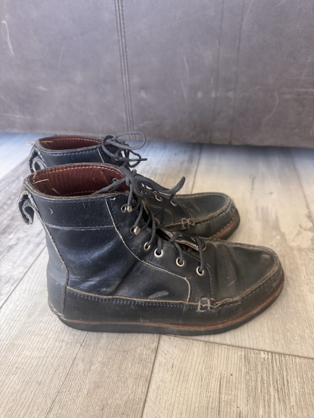 Vintage Hunting Duck Boots Women’s Size 6 Made in USA Leather Vibram Soles