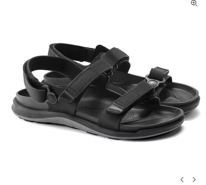 Birkenstock Kalahari Birko-Flor sandals black EU 35 US women 4-4.5 Regular/Wide