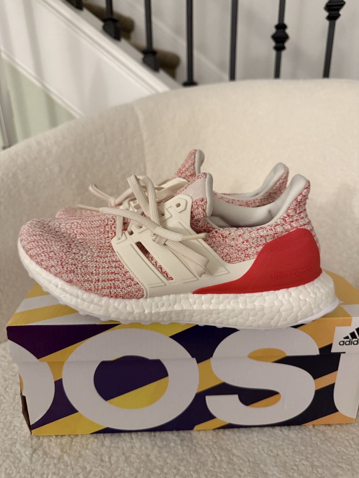 adidas UltraBoost 4.0 Women Primeknit Boost Sneaker Active Red DB3209