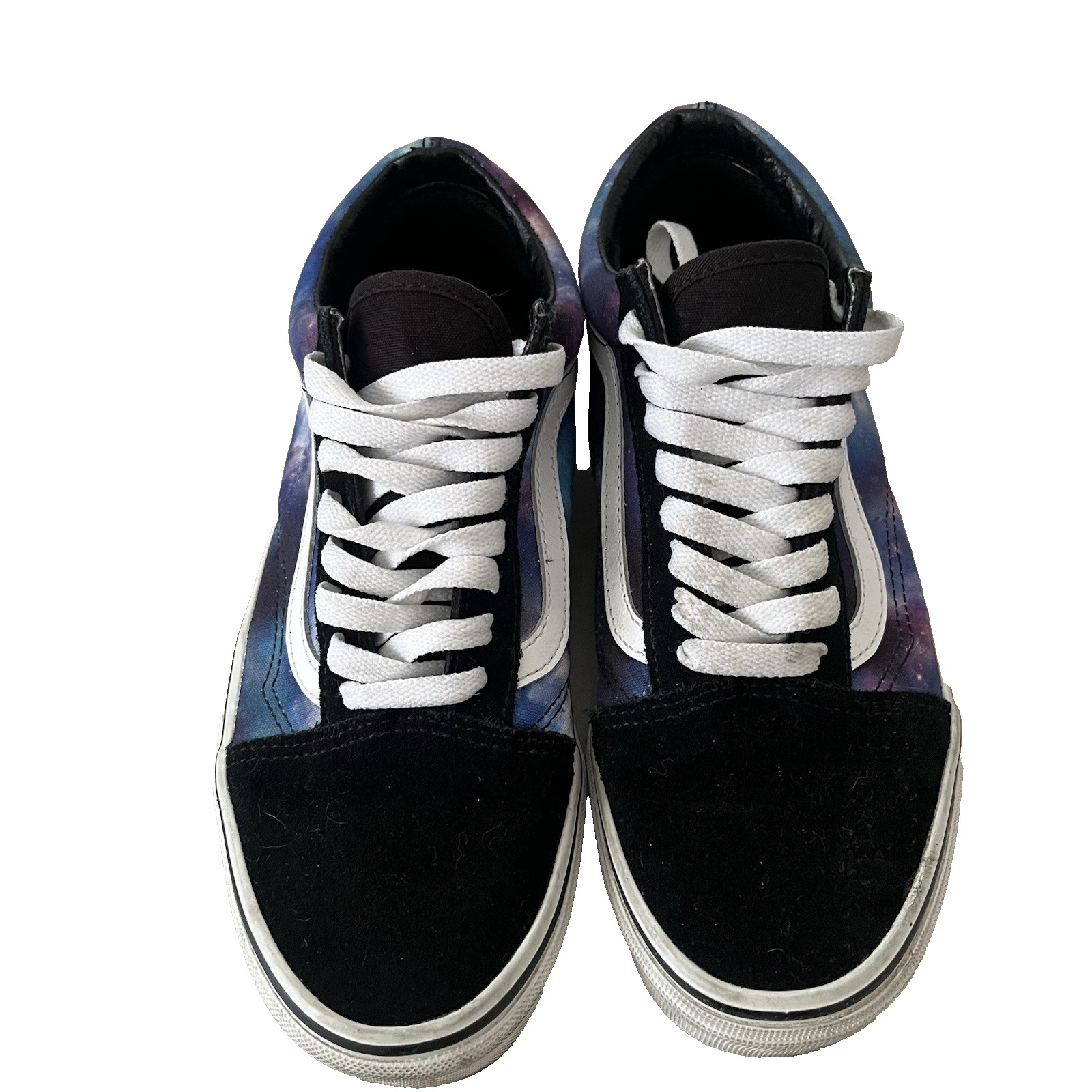 Vans Old Skool Galaxy Black White Suede Skate Sneakers Men’s 6.5 Women’s 8