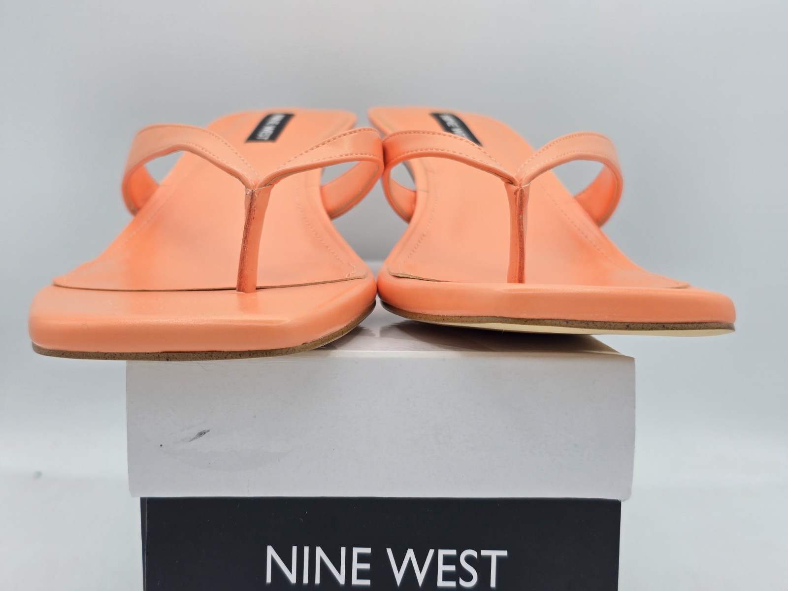 Woman’s Heels Nine West Andela 3 – Orange 800 – Sz 11 M New With Box