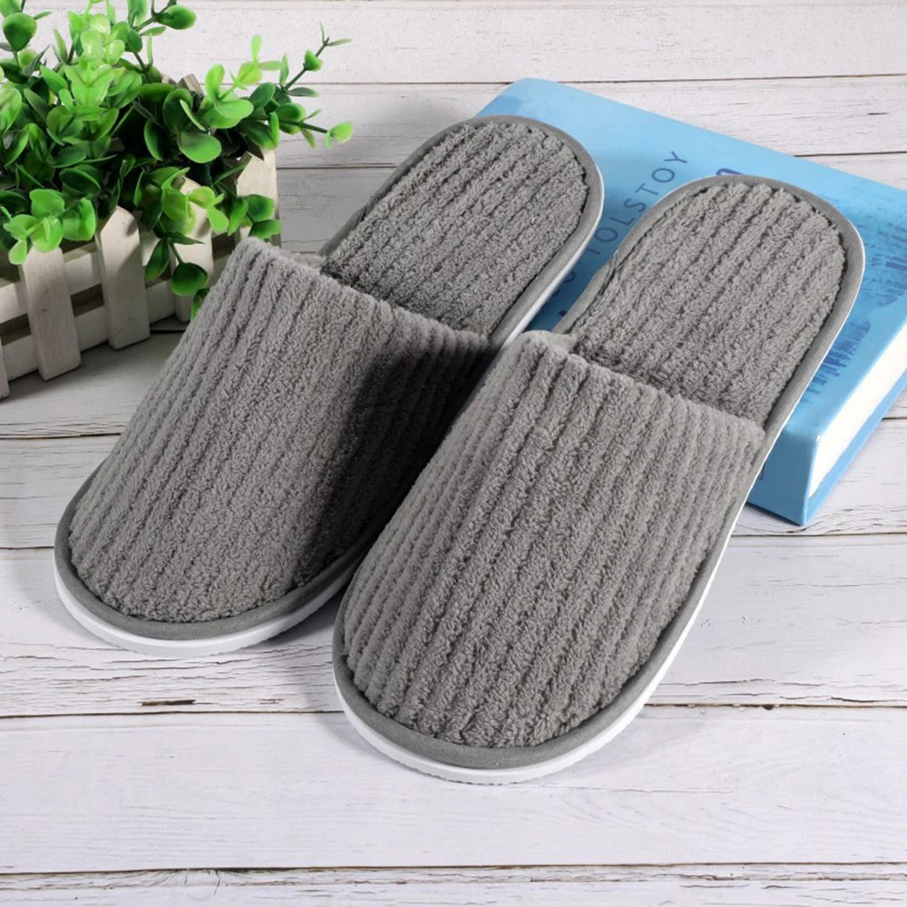 Women Plush Home slippers Spring Warm Fuzzy Slipper Indoor Closed Toe Shoes Hous