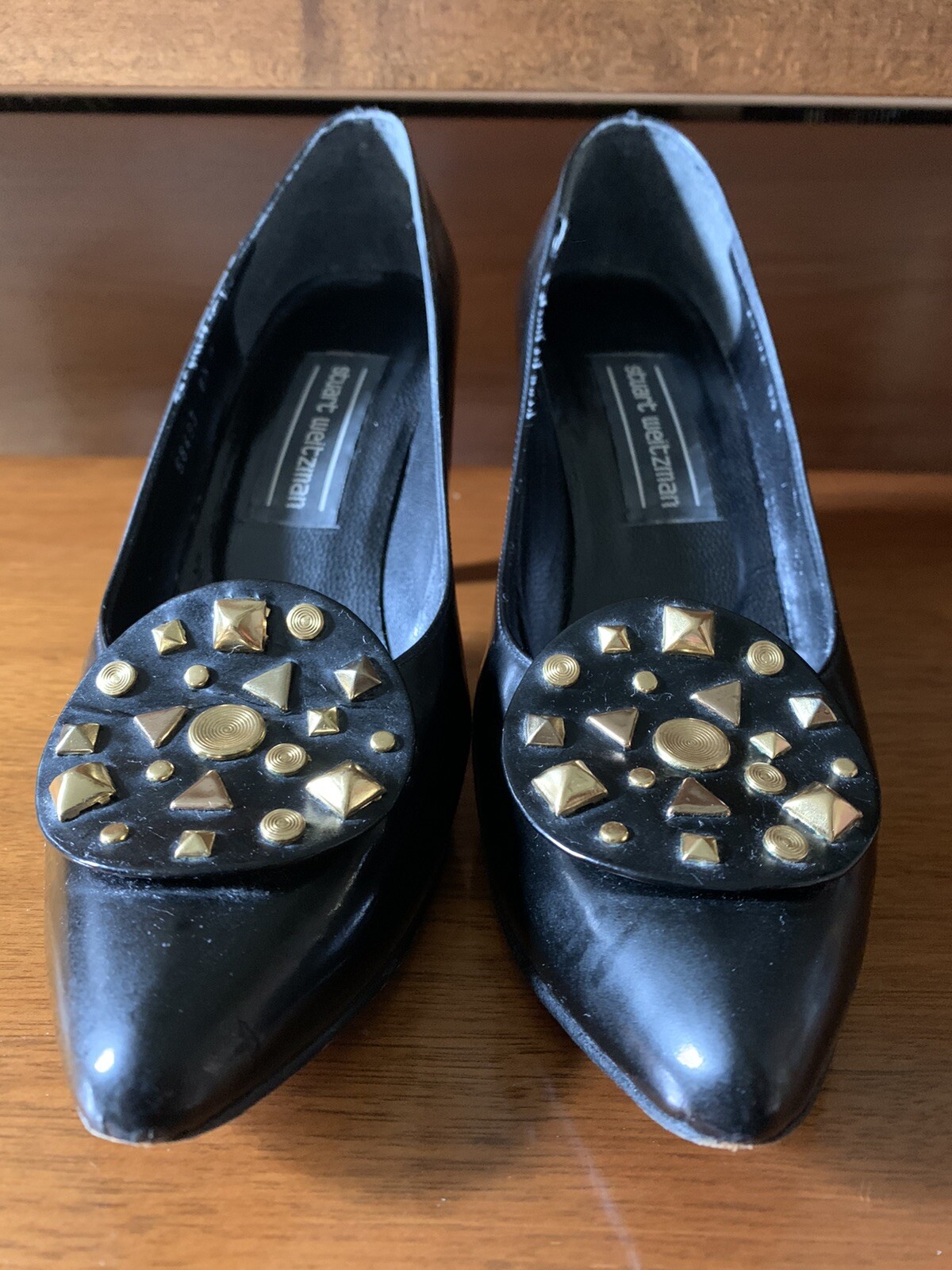 Stuart Weitzman Shoes Size 8.5 Vintage Patent Leather Pumps Narrow Width