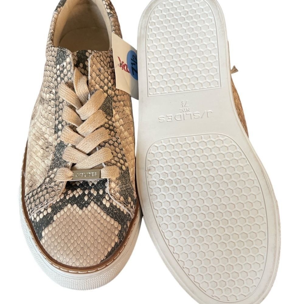 J/SLIDES HIPPIE SNEAKER NATURAL MULTI EMBOSSED