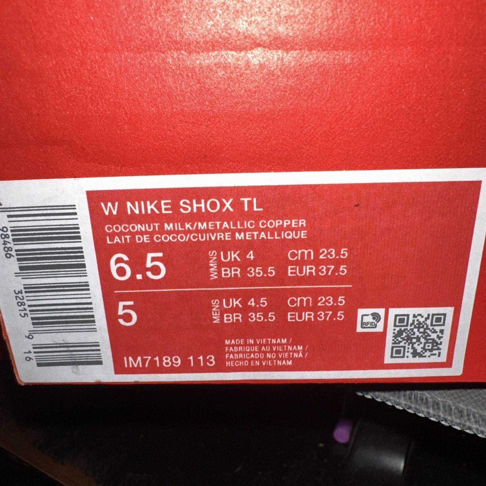 New Women’s Size 6.5 Shox TL Total Gold IM7189-113