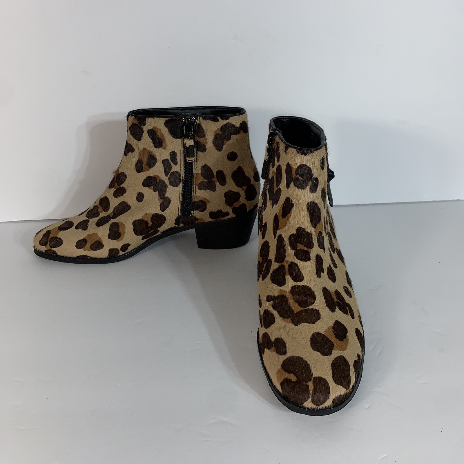 Cole Haan Joanna genuine calf hair booties in jaguar hai size 8.5B