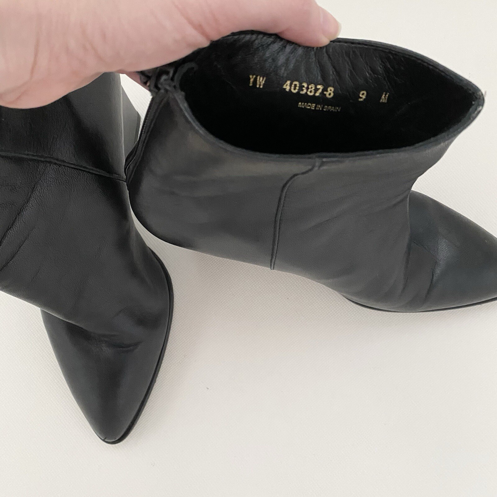 Stuart Weitzman Nappa Leather Bedford Ankle Booties