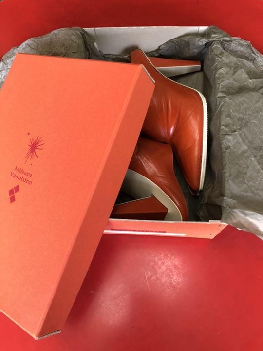 [Beautiful item, 1 wear] MIHARA YASUHIRO Leather Sandals 24.0cm