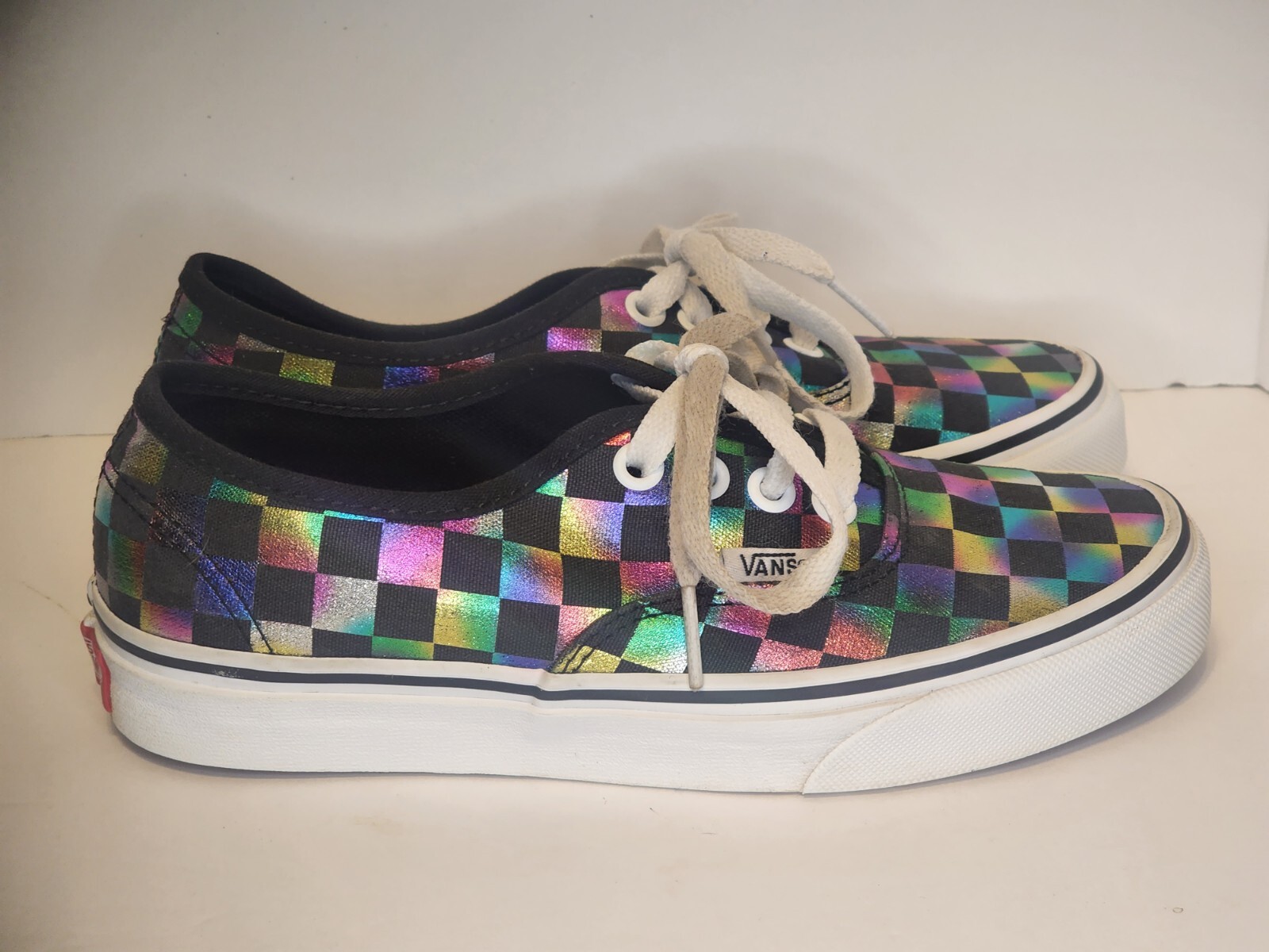 VANS Low Top Canvas Skate Shoes 508731 multicolored rainbow women 5 / men 3.5