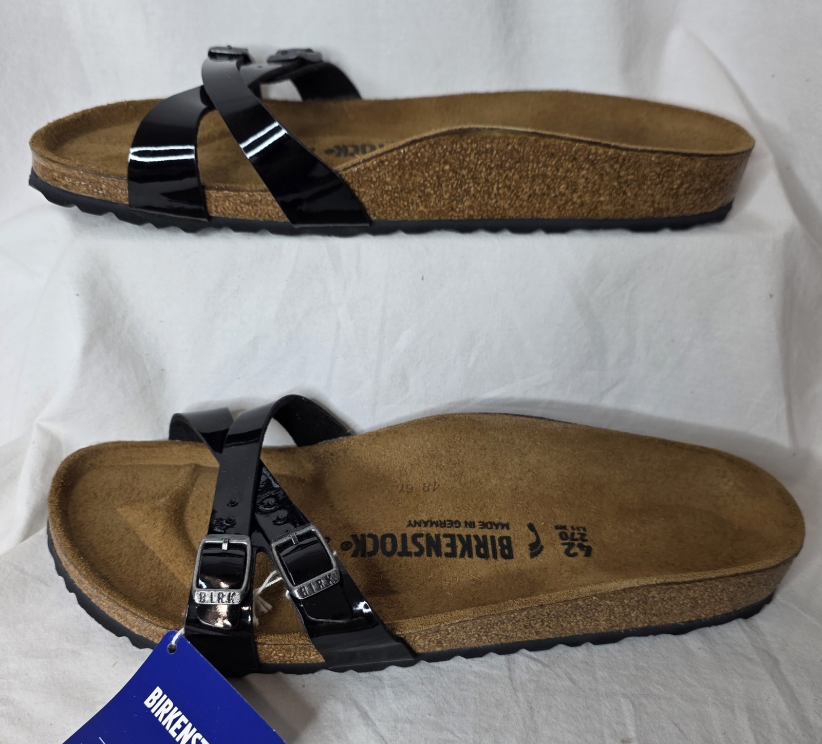 Birkenstock Almere Patent Criss-cross Fit Sandals 42EU/11US Women’s New w/o Box