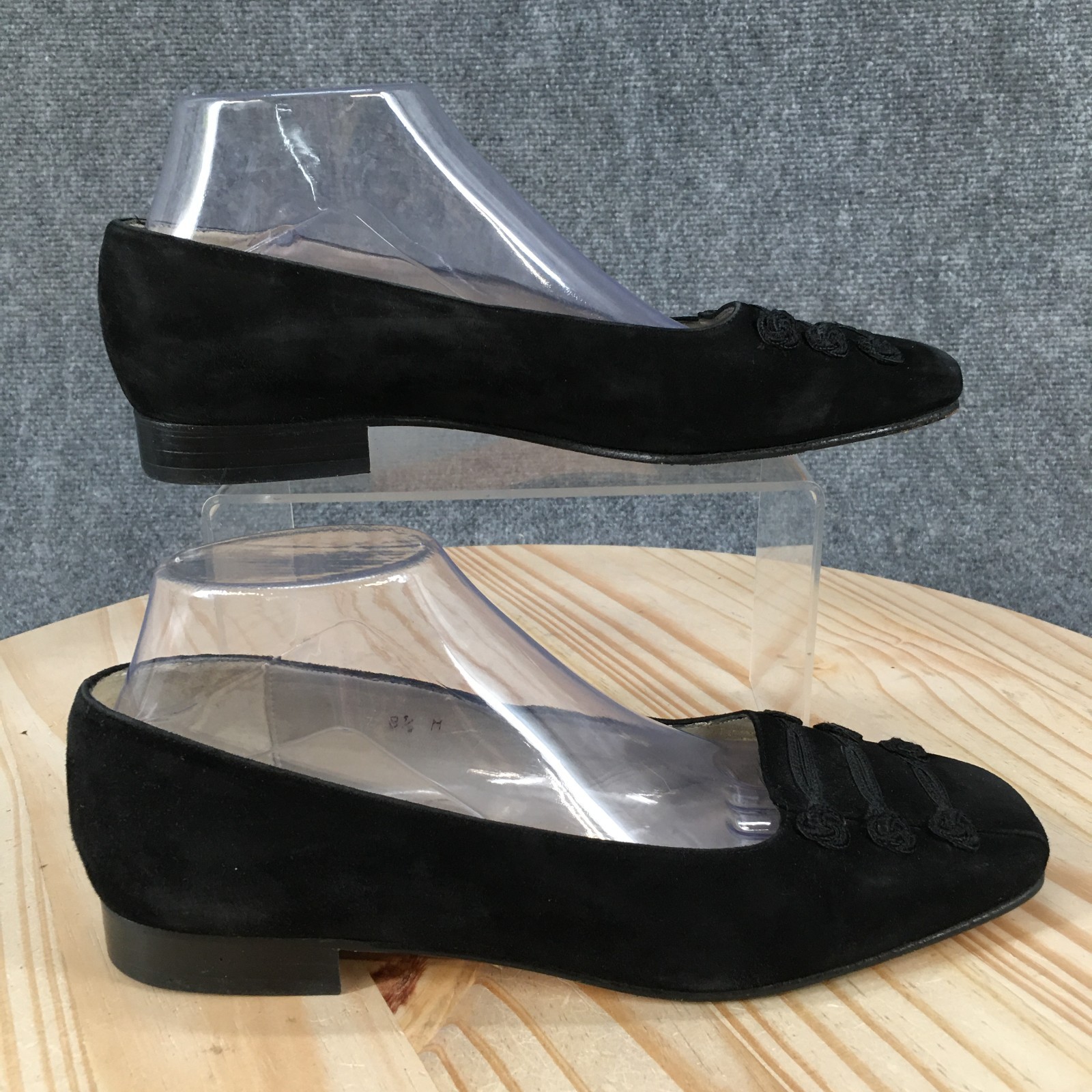 Talbots Shoes Womens 8.5 Ballet Flats Slip On Round Toe Comfort Low Top Black