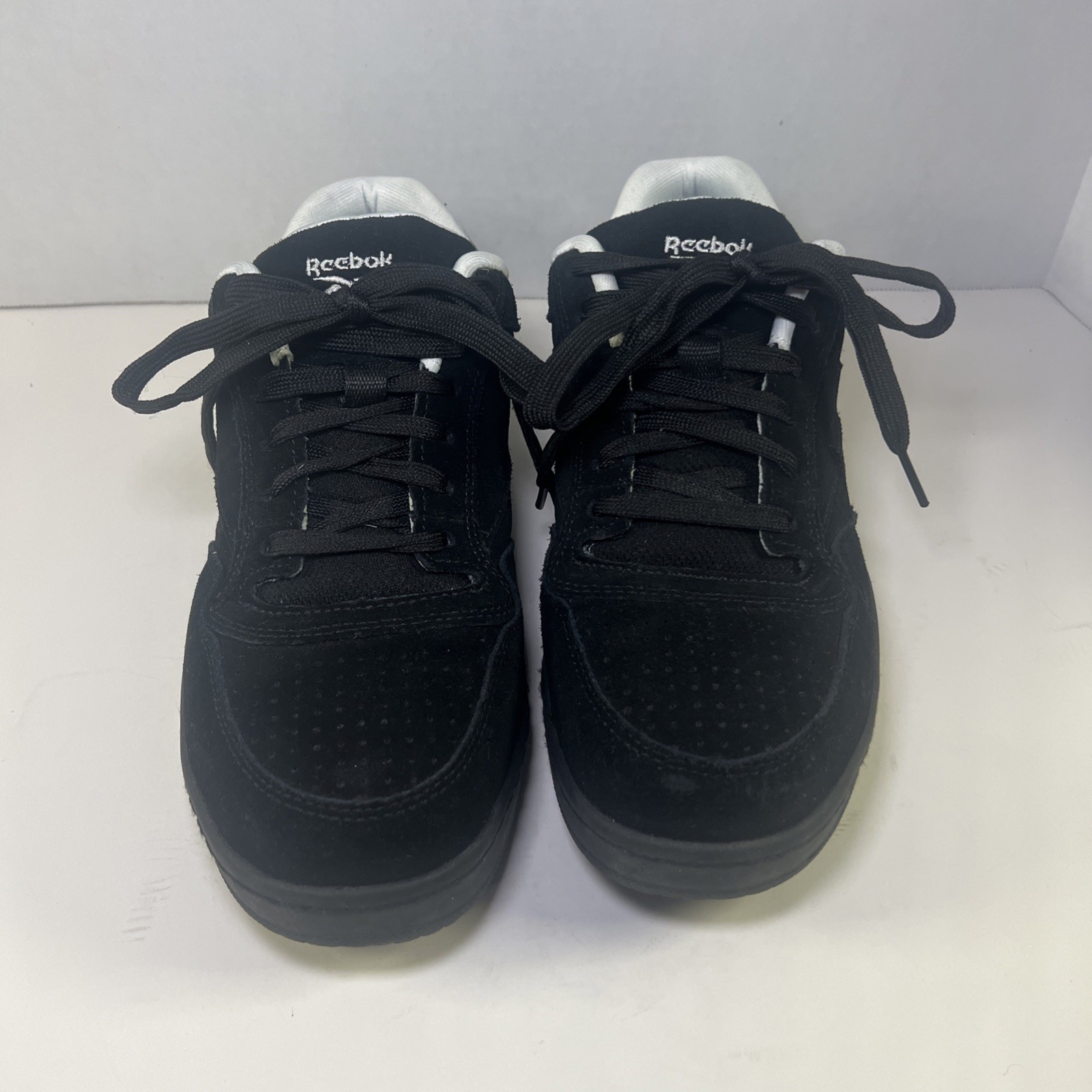 Reebok Black Suade Sneakers Shoe Size Men’s 8 Women’s 10