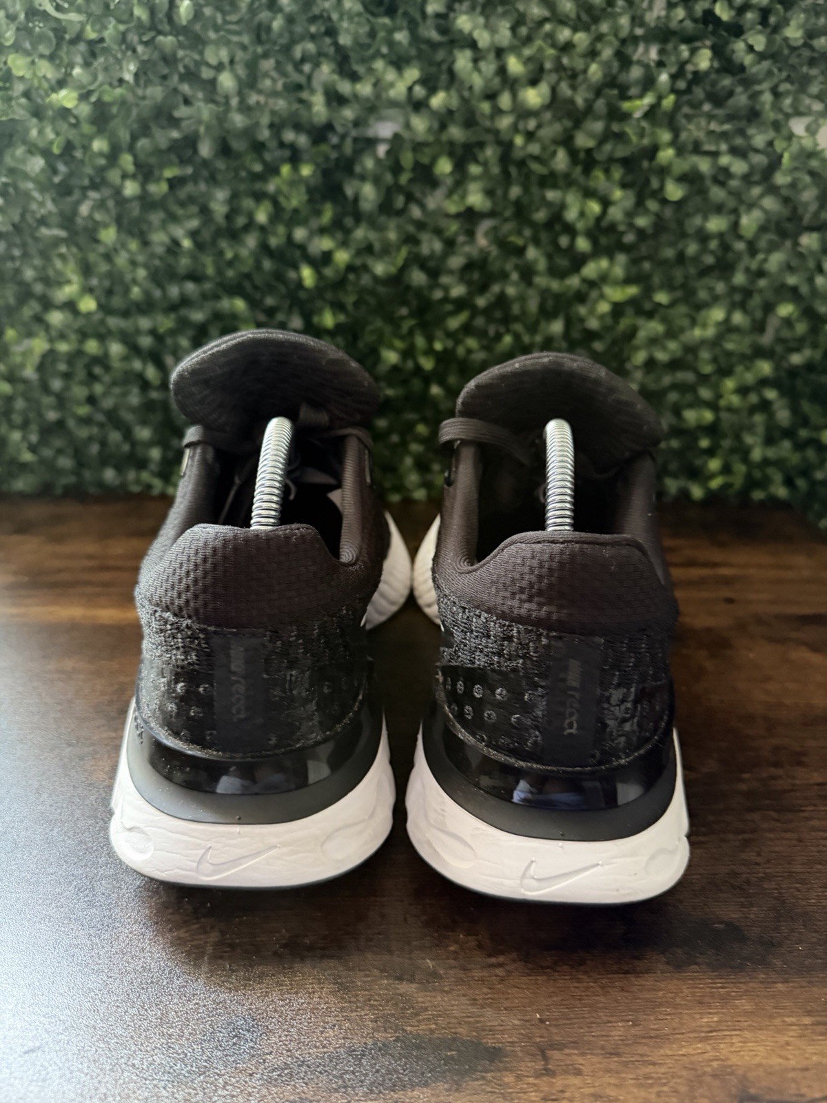 Nike React Infinity Run Flyknit 3 Women Size 7.5 Black Running Shoes DD3024-001