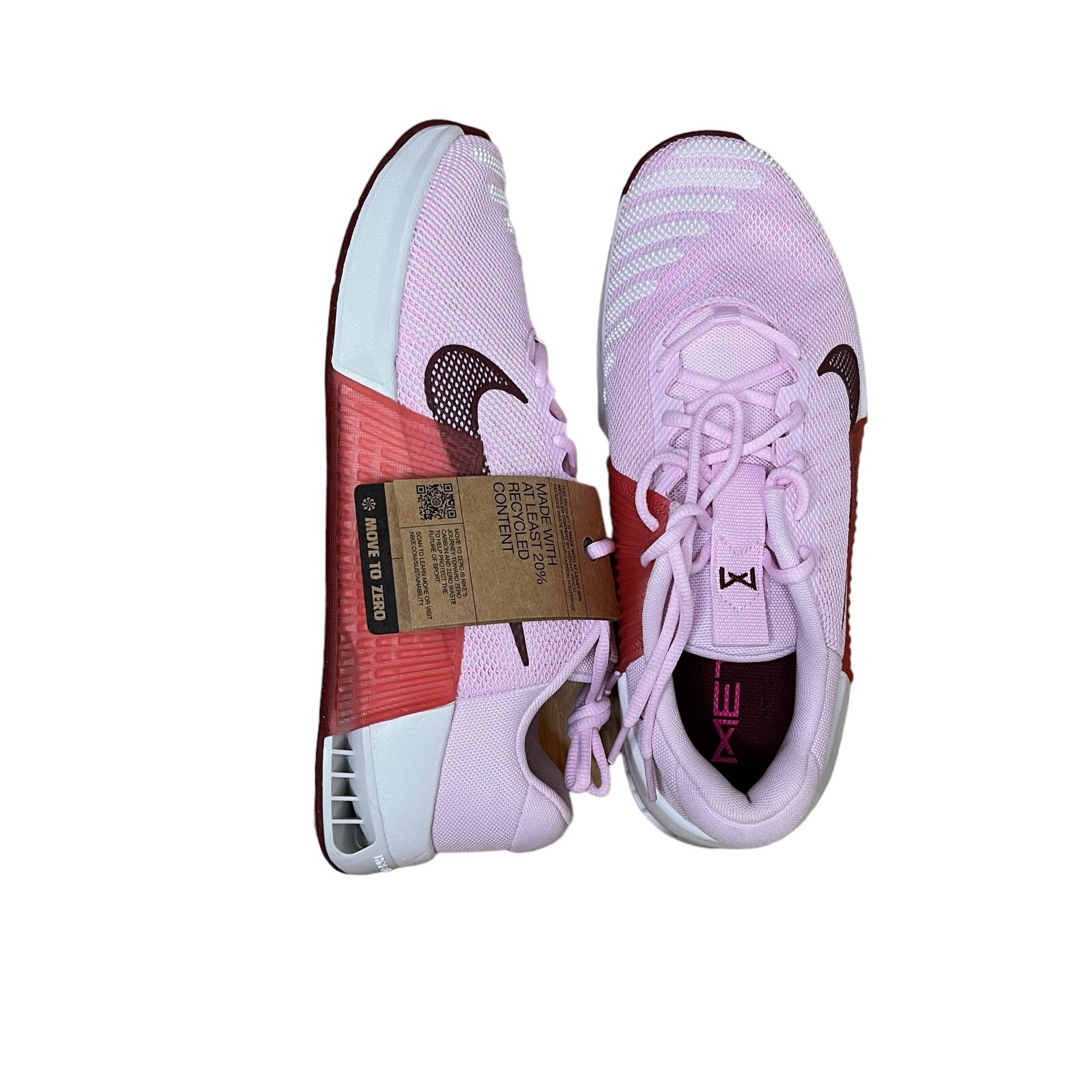NEW Nike Metcon 9 Pink Foam Red White Women’s Size 11.5 DZ2537-601