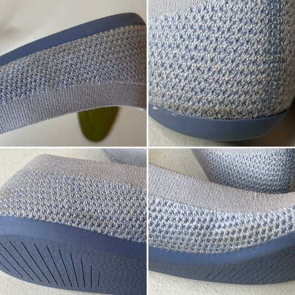 Allbirds Light Blue Whitecap Ballet Flats Tree Breezer Size 6.5