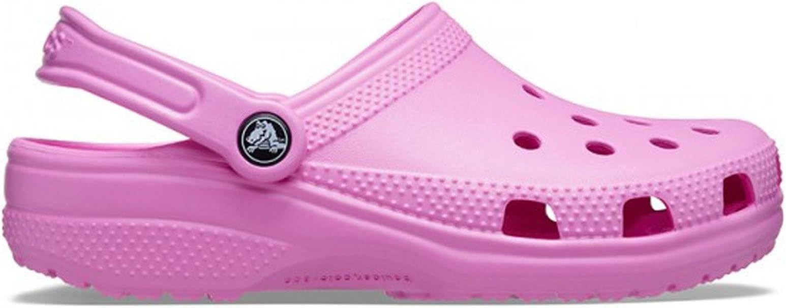 Crocs pink Unisex Adult Classic Slip On Sandals Ultra Light Water-Friendly Clogs