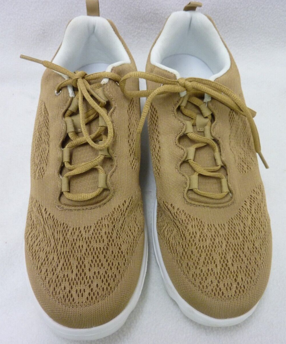 PROPET TRAVELACTIV WALKING WOMENS DARK TAN SNEAKERS SHOES SIZE 11 D(W) W5102