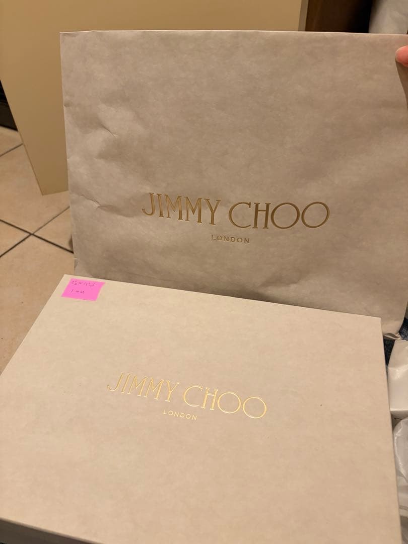 JIMMY CHOO Silver Glitter Pumps 37.5