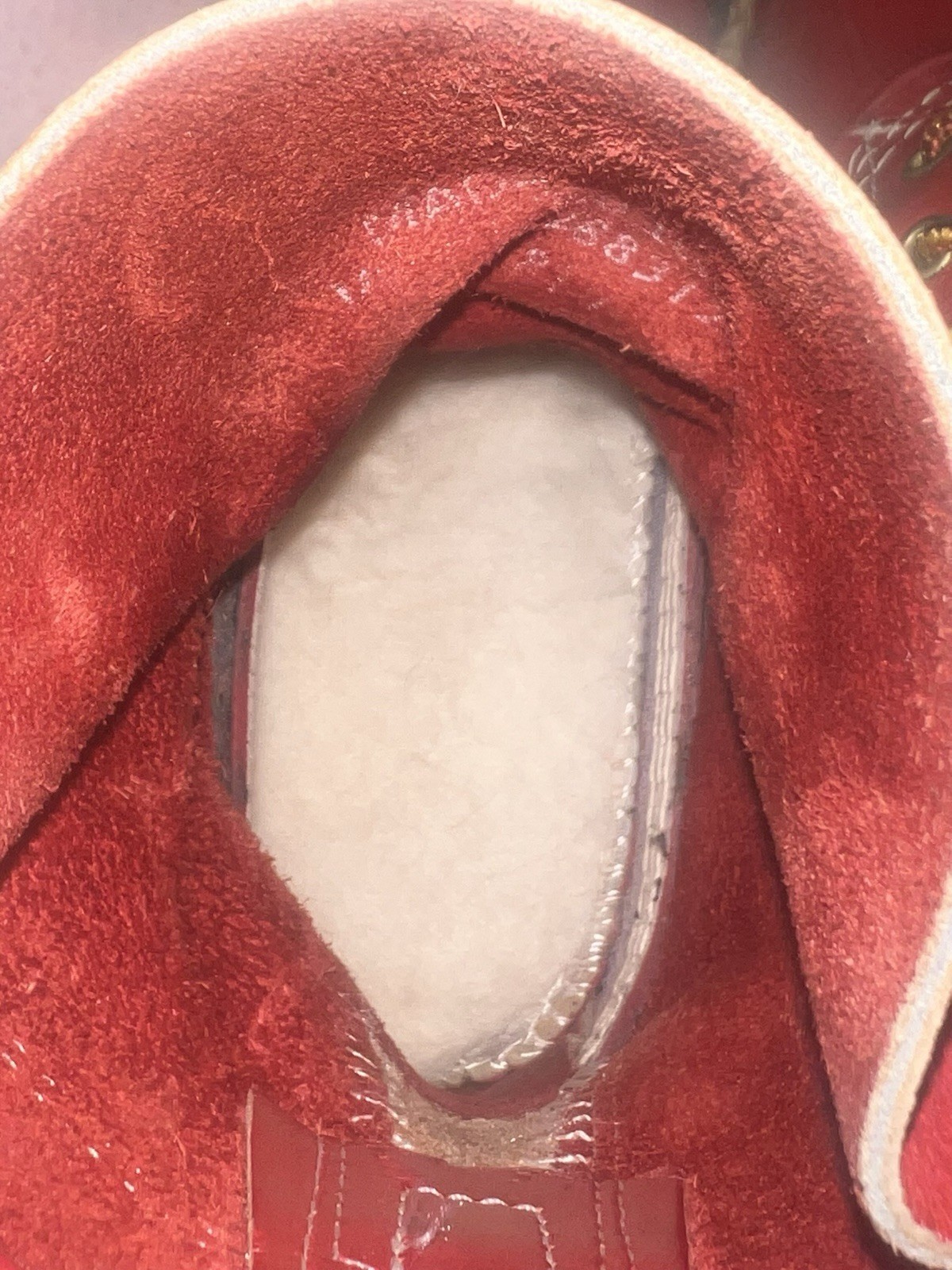 RARE Vintage Bean Boots by L.L. Bean women’s 6M Red Leather Duck Boots USA Made