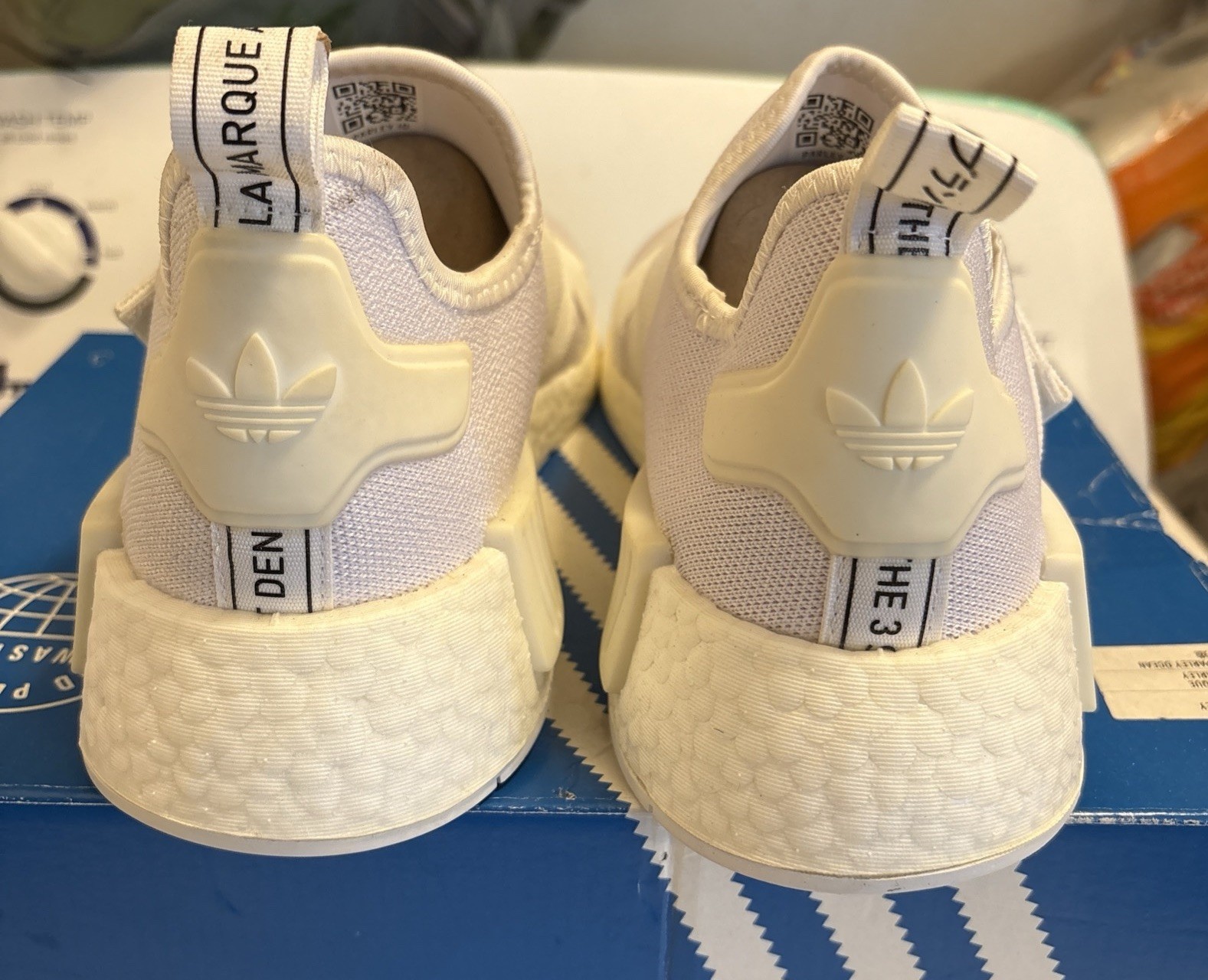 adidas NMD_R1 White Women Sneakers GW5699, Size 9 NO BOX – NEW