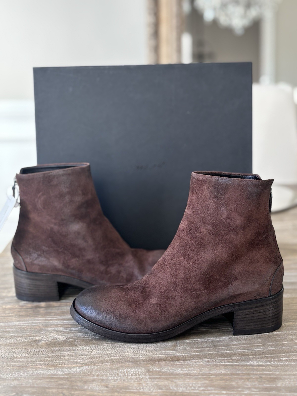 Marsell Brown Ankle Boots Size 36, US 6 New With Box