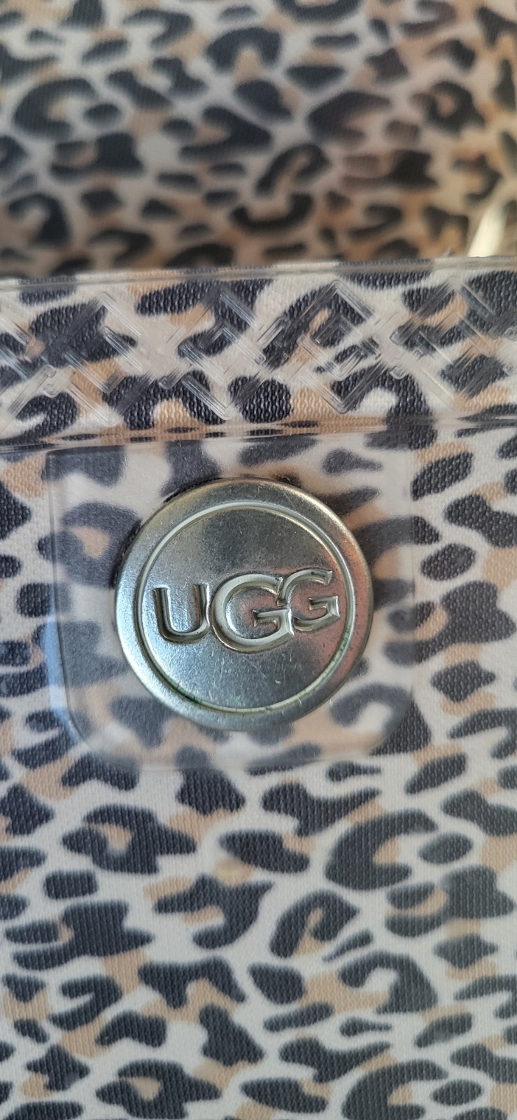 🔥Ugg Women’s Classic Shaye Tall Rain Boot Black Leopard Size 9