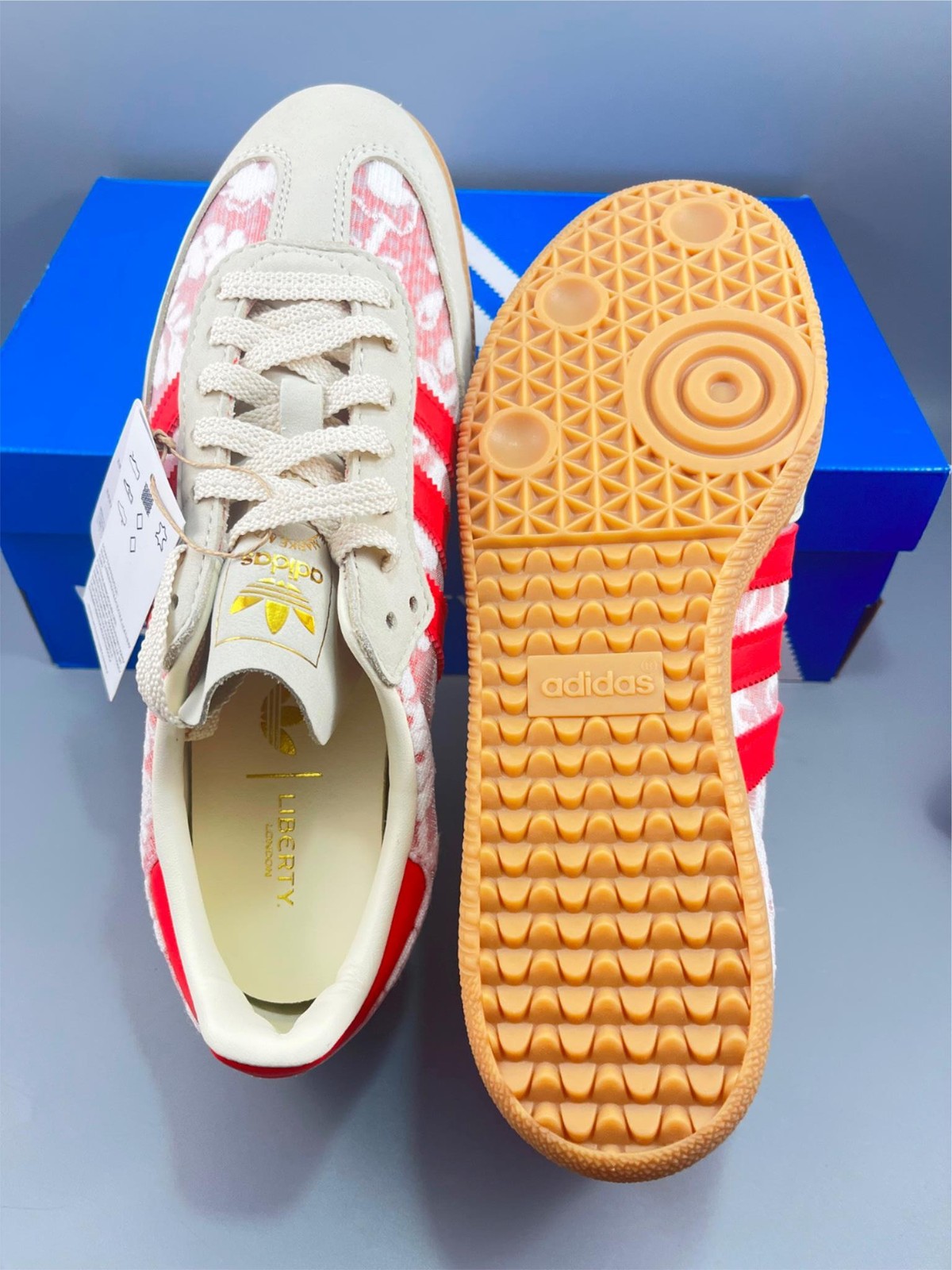 Adidas Samba OG LIBERTY LONDON Better Scarlet JR8841 Women’s Size 6 7 7.5 8 9