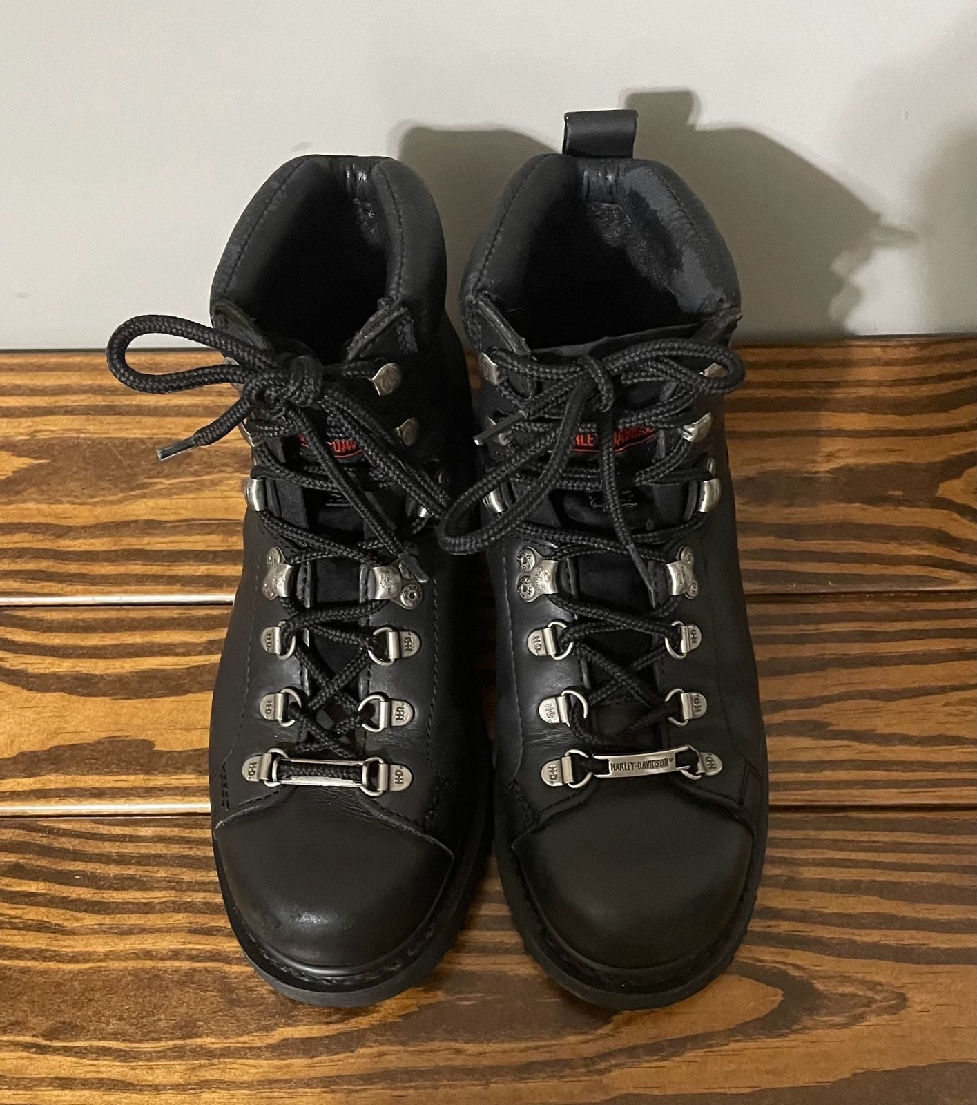 Harley-Davidson Women’s Dipstick 6-Inch Leather Lace-Up Motorcycle Boots