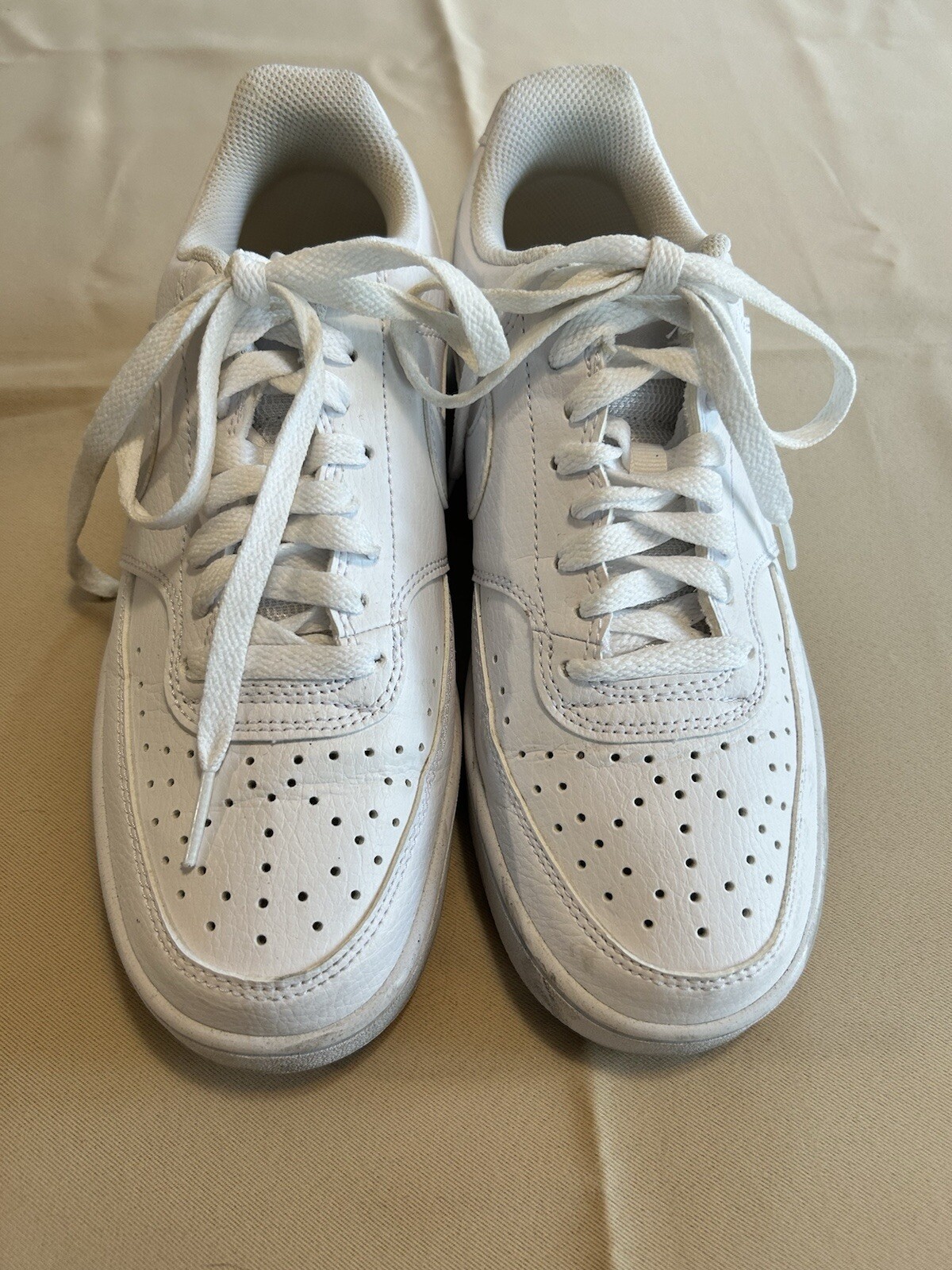 Nike Court Vision Women’s 8 Triple White DH3158-100 Athletic Sneakers
