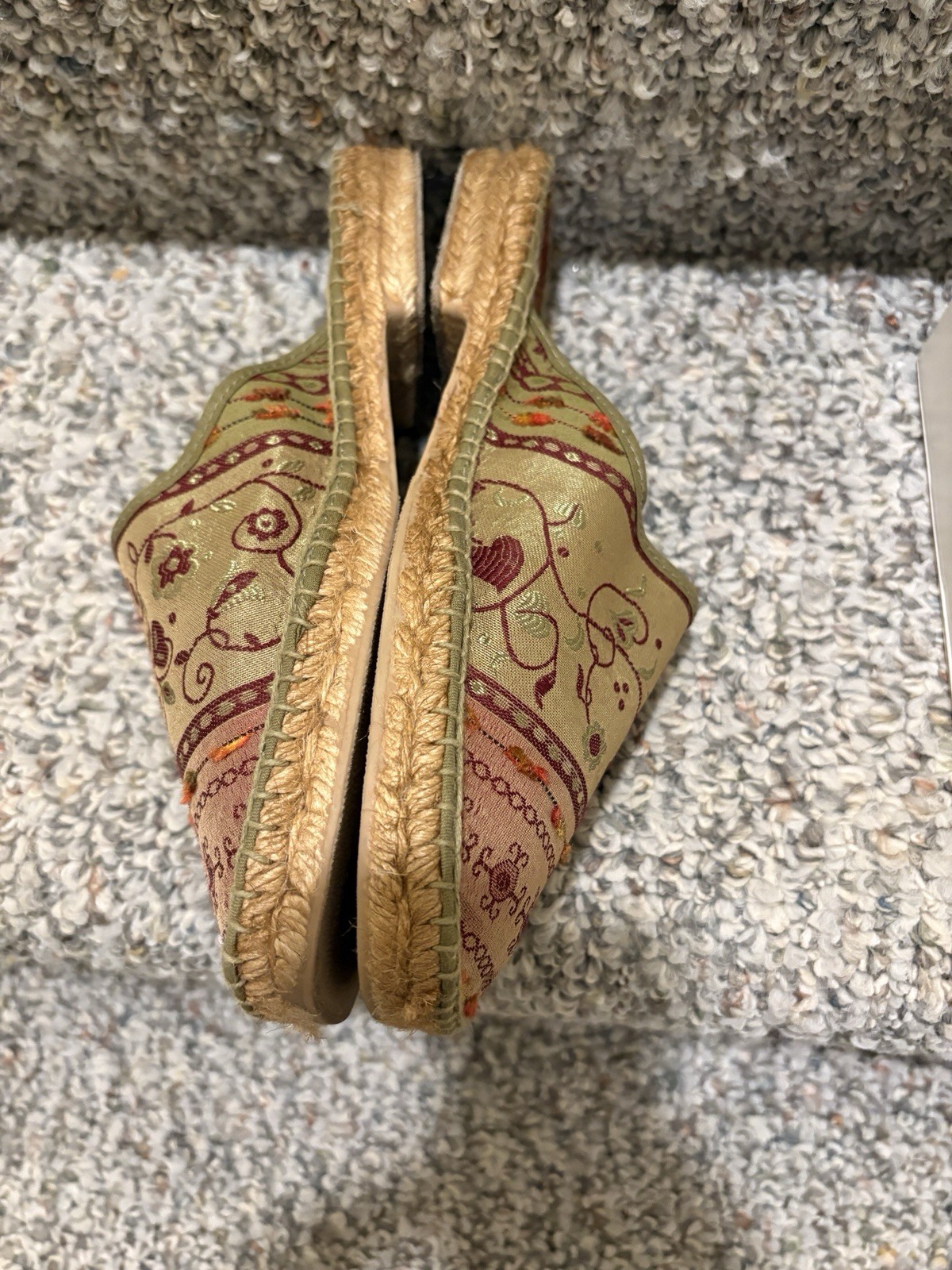 Andre Assous Tatiana Shoes Boho Women’s Size 7 Slip On With Box Colorful