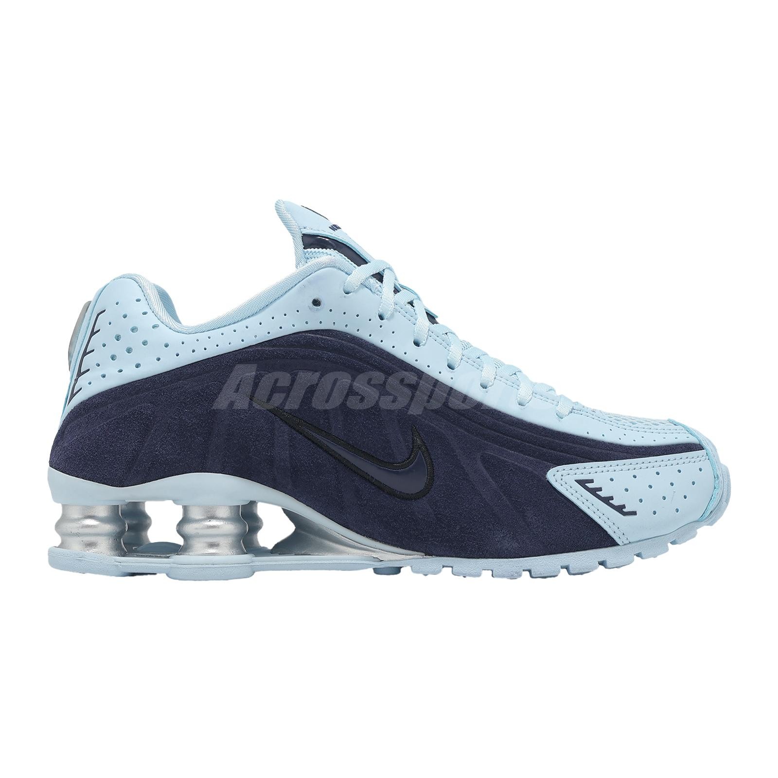 Nike Wmns Shox R4 Imperial Purple Celestine Blue Women Casual Shoes HQ7739-500