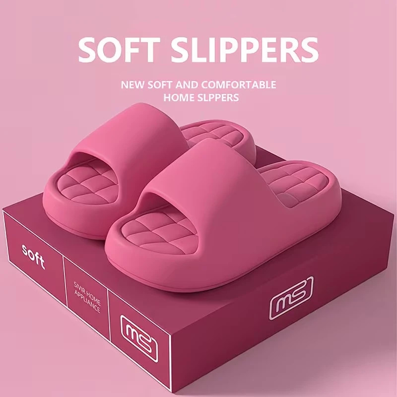 Fashion Women’s Slippers Indoor Thick Soft Sole Anti-slip Wear-resistant Slides