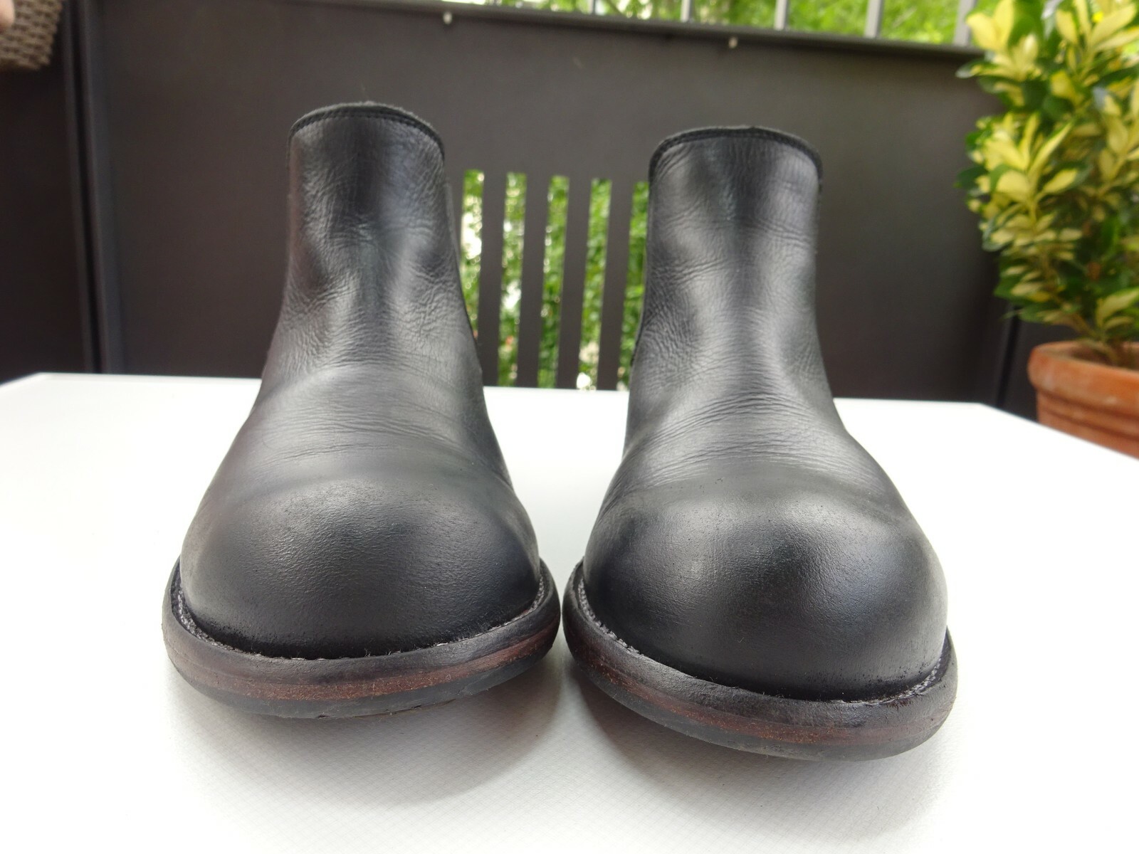 Area Forte women’s shoes elastic ankle boots leather black Italy size 36 F. NEW