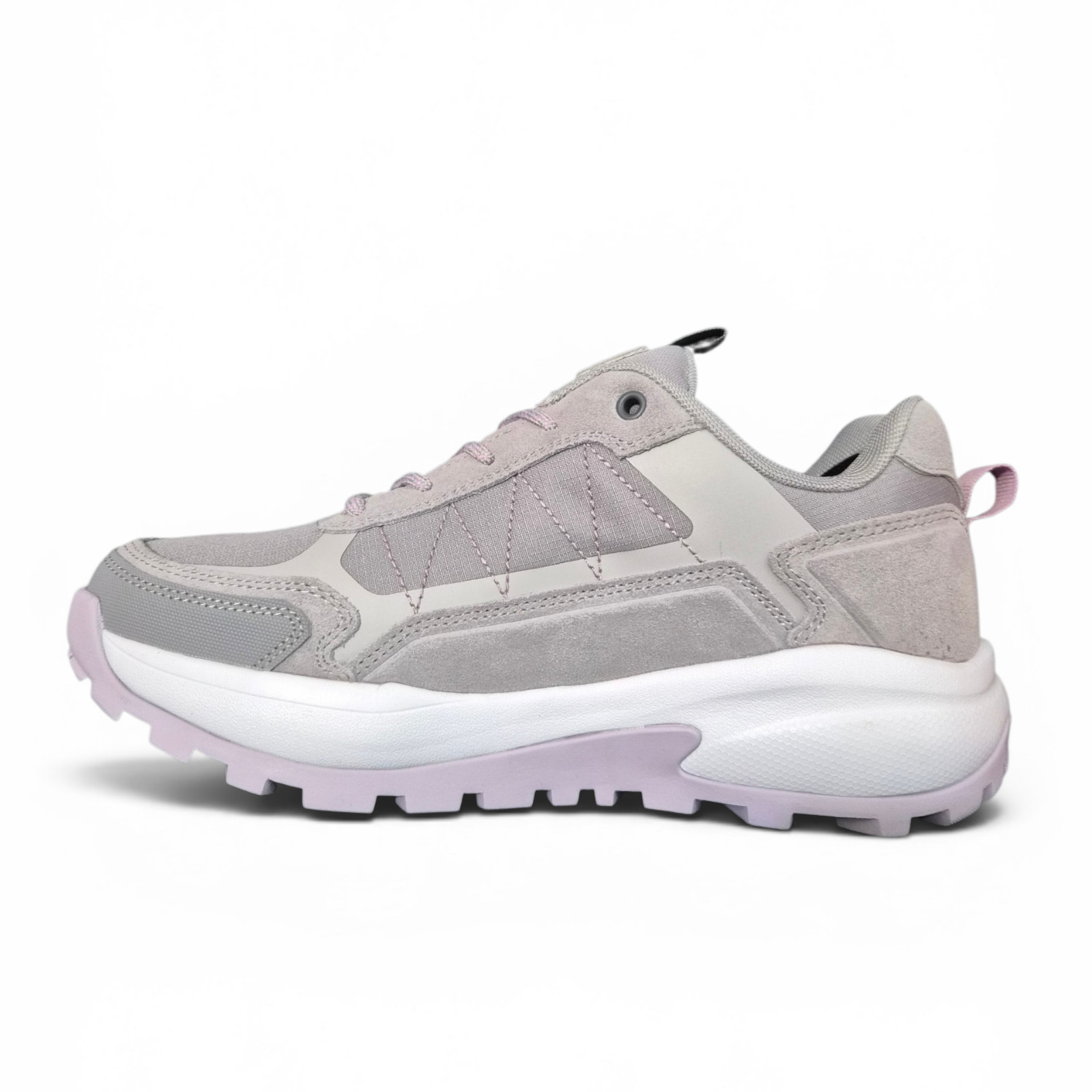 Ozark Trail Women’s Leather Waterproof Hiking Shoes Size 6.5, 9 Sneakers Gray
