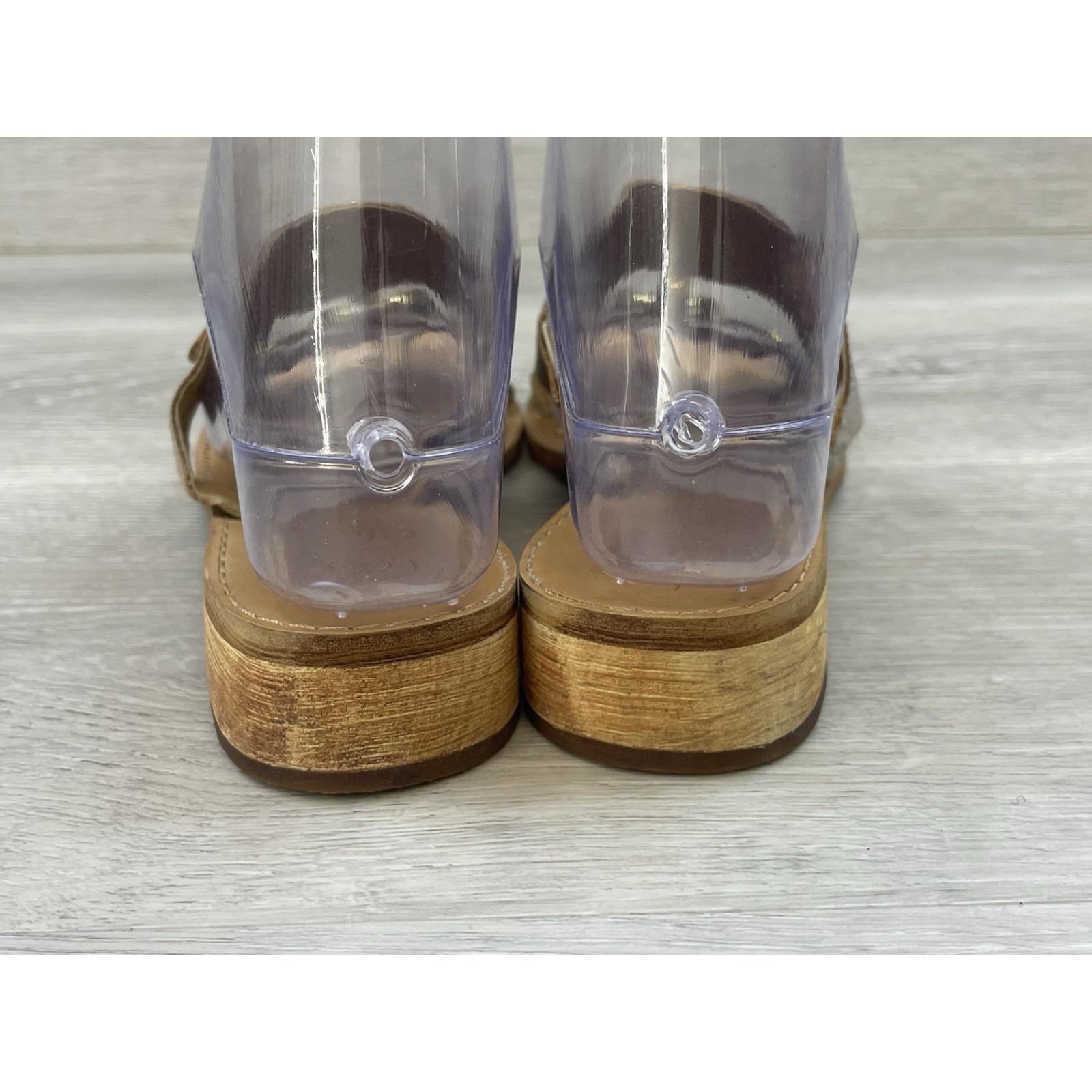 Latigo Rush Women’s Sandals Silver Leather 6.5 Buckle Boho Comfort Casual Shoes