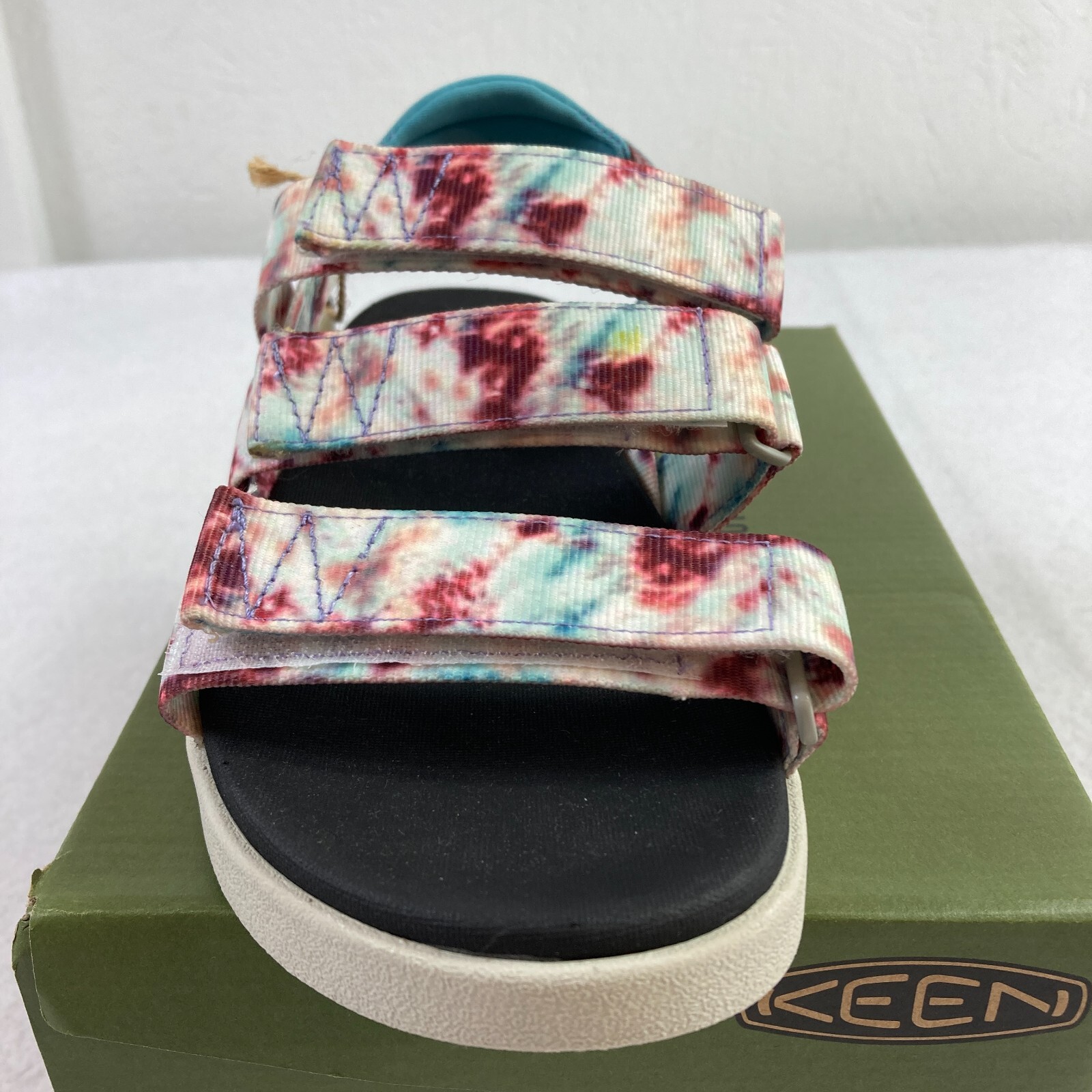 Keen Elle Strappy Sandals Women’s 6 Andorra Tie Dye Backstrap Casual Travel