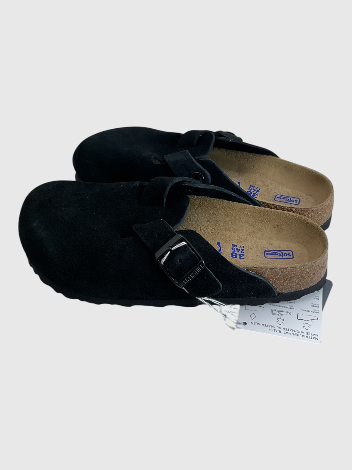 Birkenstock Boston Women’s Size 7 US 38 EU Black Clogs Soft Footbed Narrow