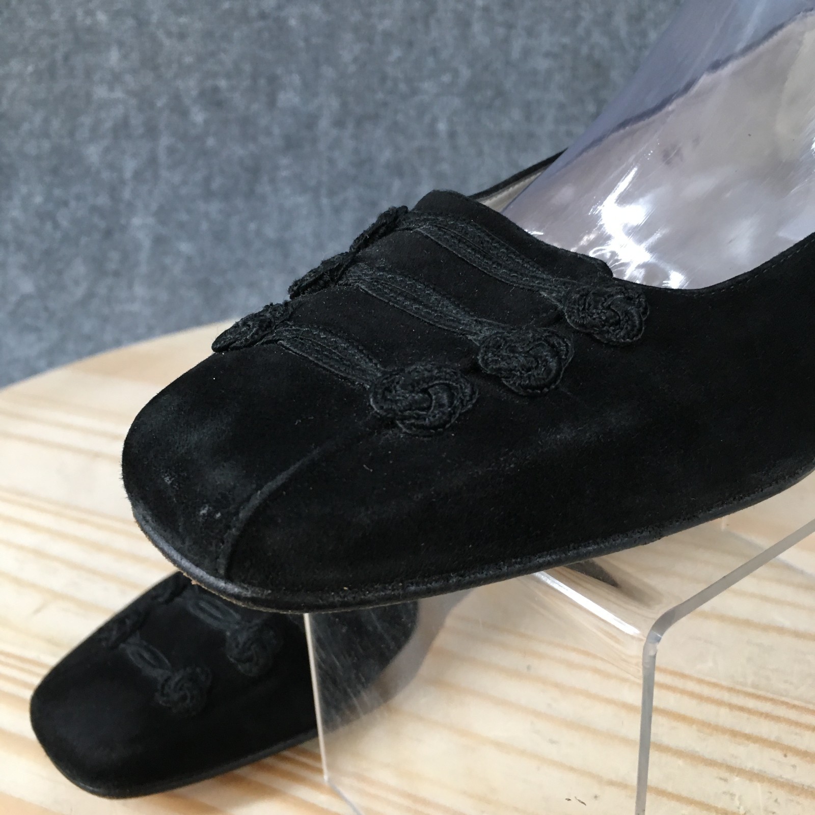 Talbots Shoes Womens 8.5 Ballet Flats Slip On Round Toe Comfort Low Top Black