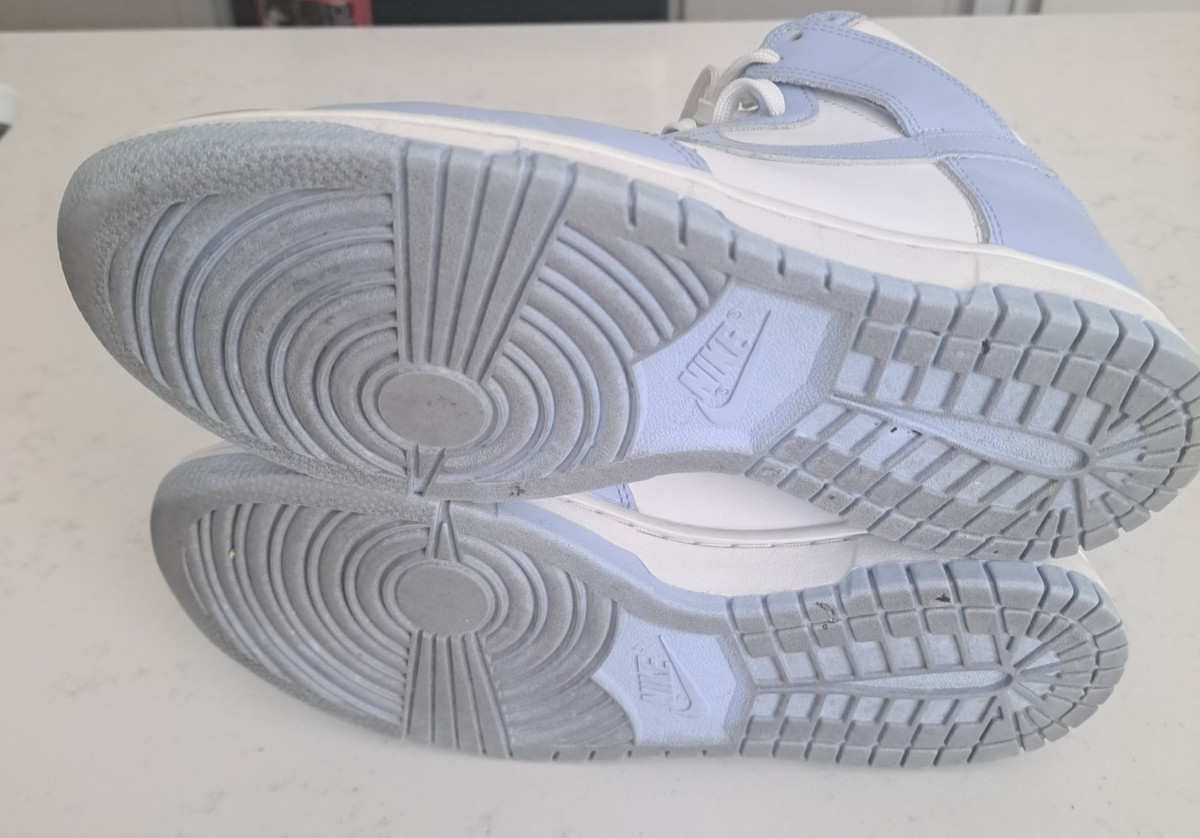 Size 9 – Nike Dunk High Women’s Aluminum Blue Tint White Sneakers
