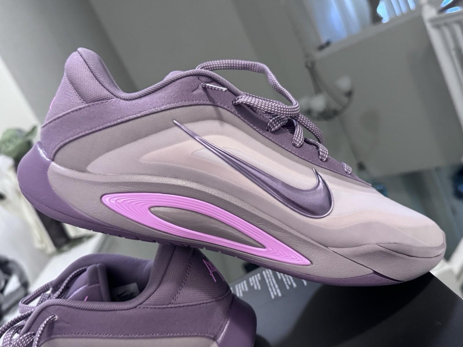 Nike A’One A’ja Wilson Violet Dust “Dog Mom” FZ8605-501 Women’s 12 Men’s 10.5