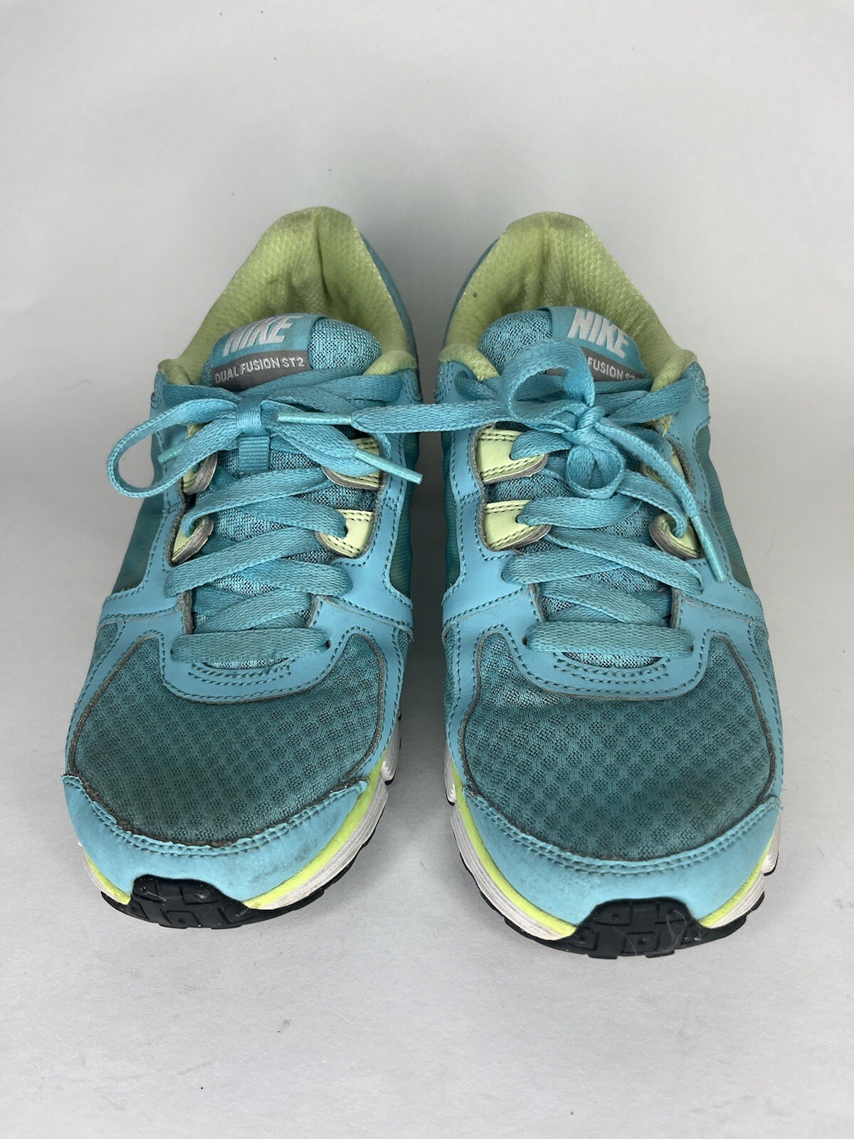 Nike Womens Dual Fusion ST 2 454240-400 Blue Running Shoes Sneakers Size 8