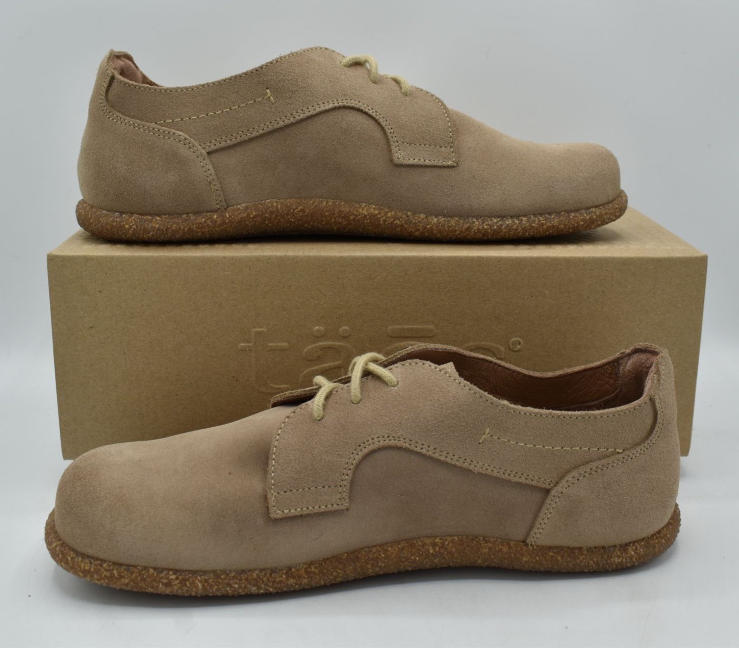 Taos Footwear Women Size EU 41 US 10-10.5 Utmost Sand Suede Lace Up Casual Shoes