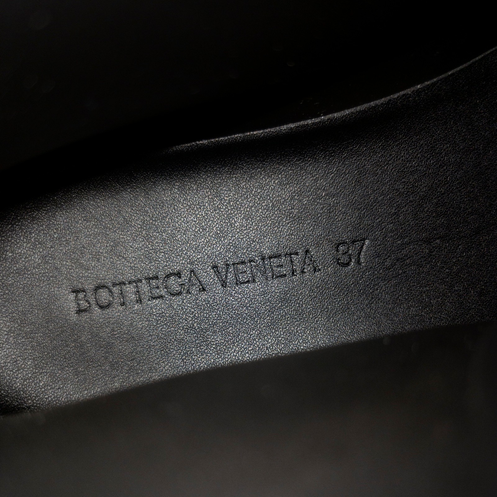 NP~650€ Bottega Veneta rubber boots 37 rubber stride boot black shiny