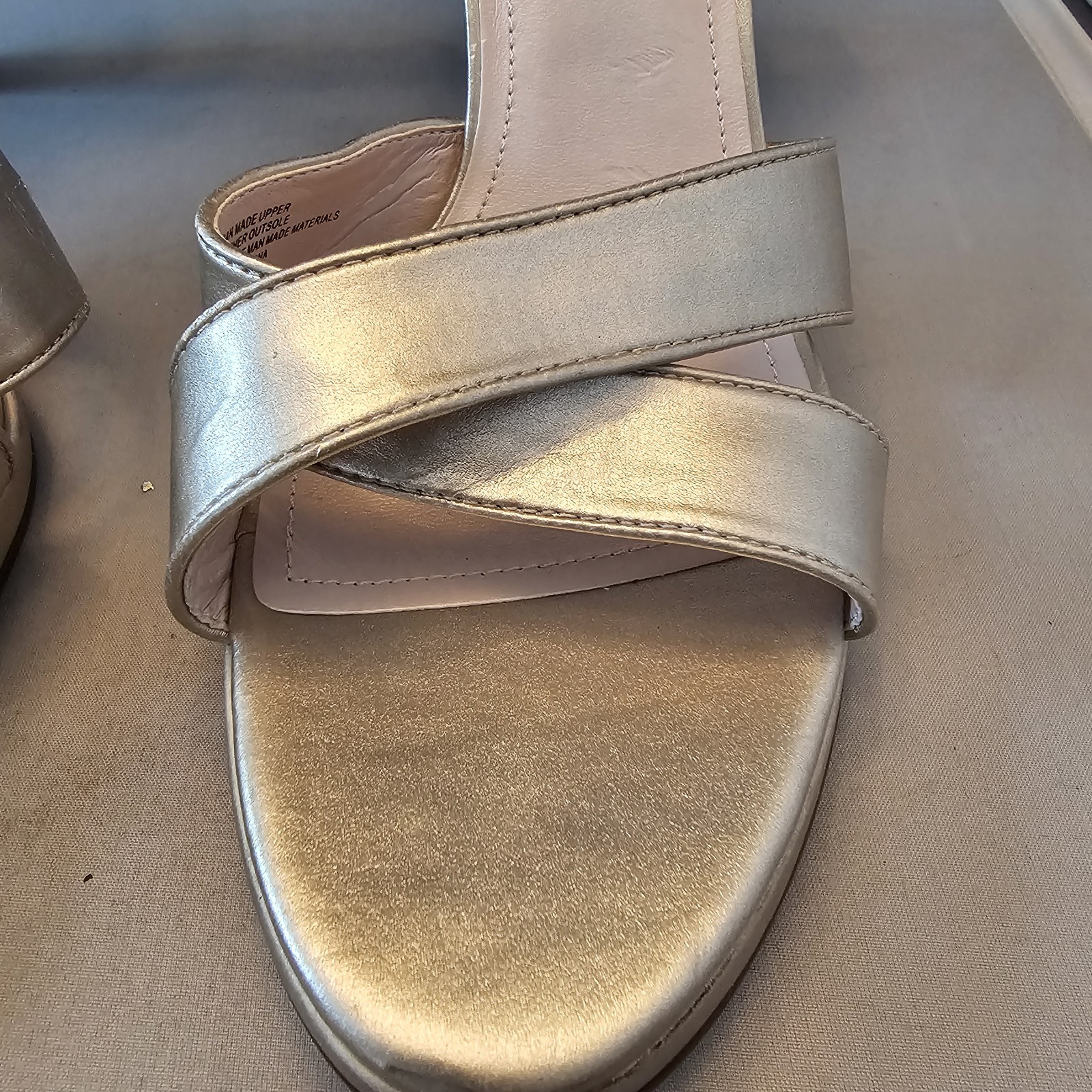 ISAAC MIZRAHI for Target Size 12 Erin Leather Outsole Man Made Upper Made China
