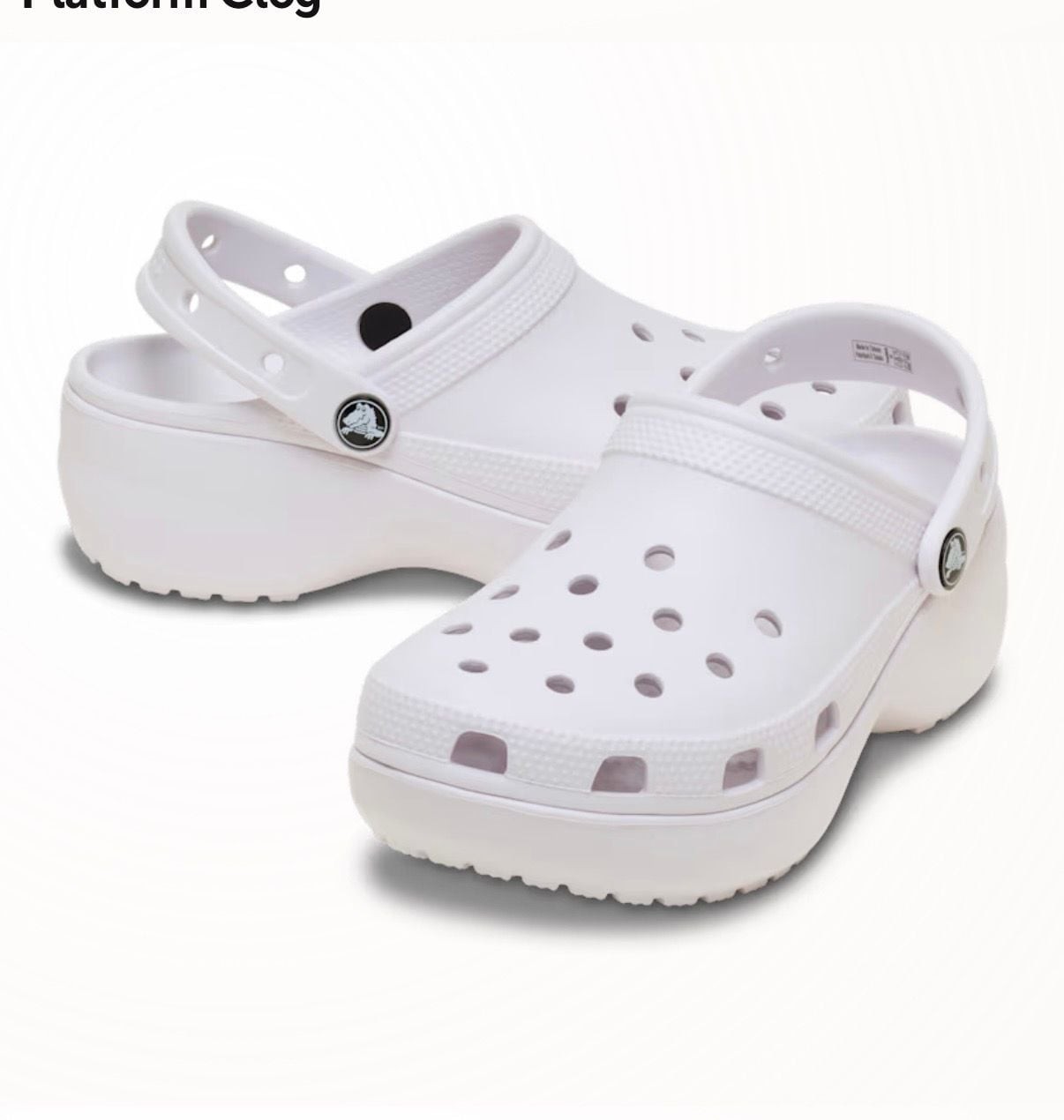 Crocs Classic Platform Clog in Grape Ice