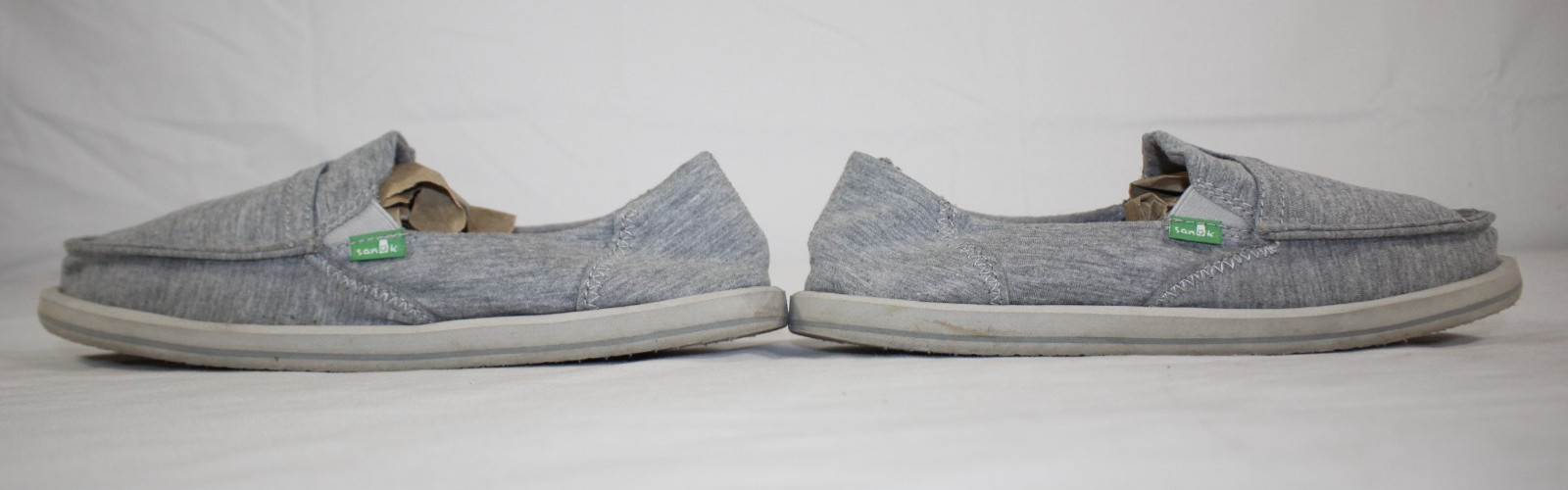 Sanuk Shoes Women’s 8 Pick Pocket Slip On Surfer Gray