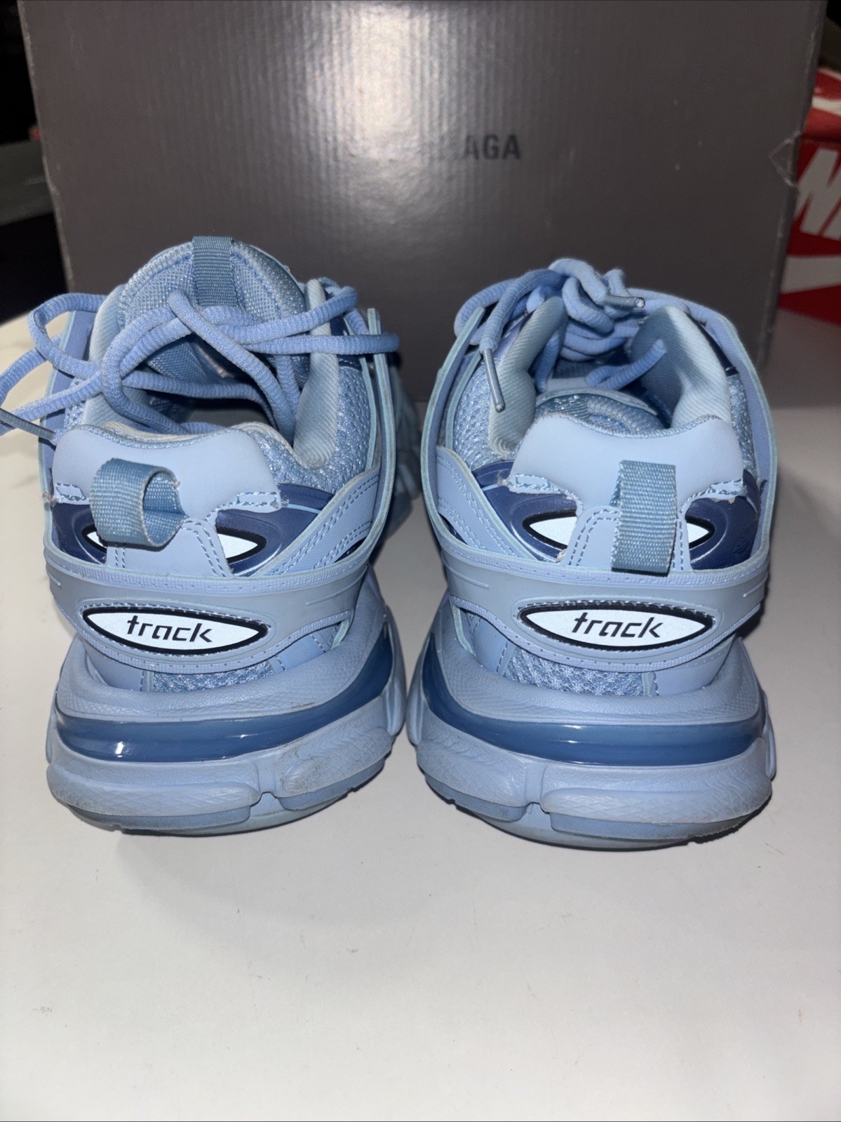 Balenciaga Sky Blue Track Sneakers Size 5 G2U