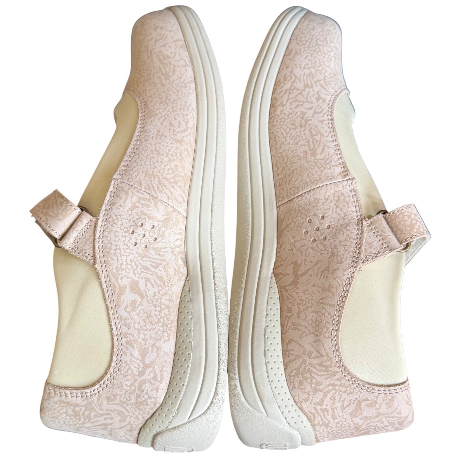 Drew Rose Mary Jane Comfort Shoes Womens 9 WW Bone Orthopedic Walking Adjustable
