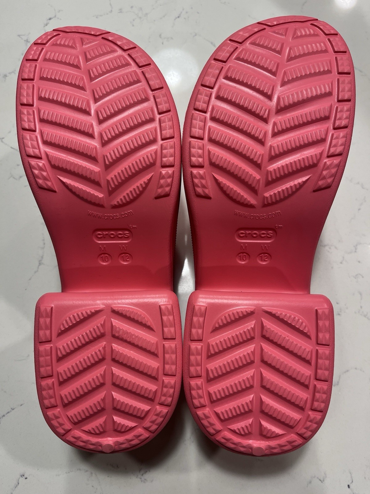 Crocs Women’s Siren High Heel Platform Clog Size 12 Hyper Pink Brand New w/o Tag