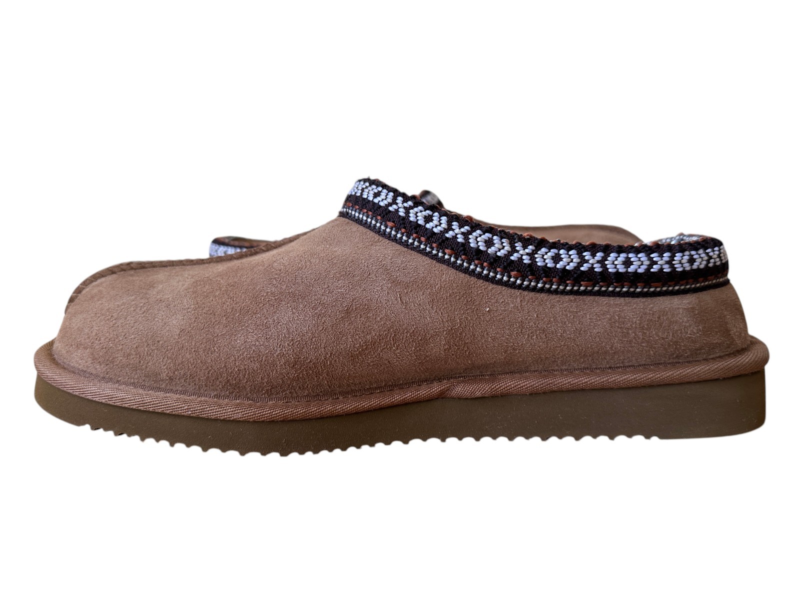 Kirkland Signature Shearling Slippers Tan Havane Men’s 7 / Women’s 8 NIB